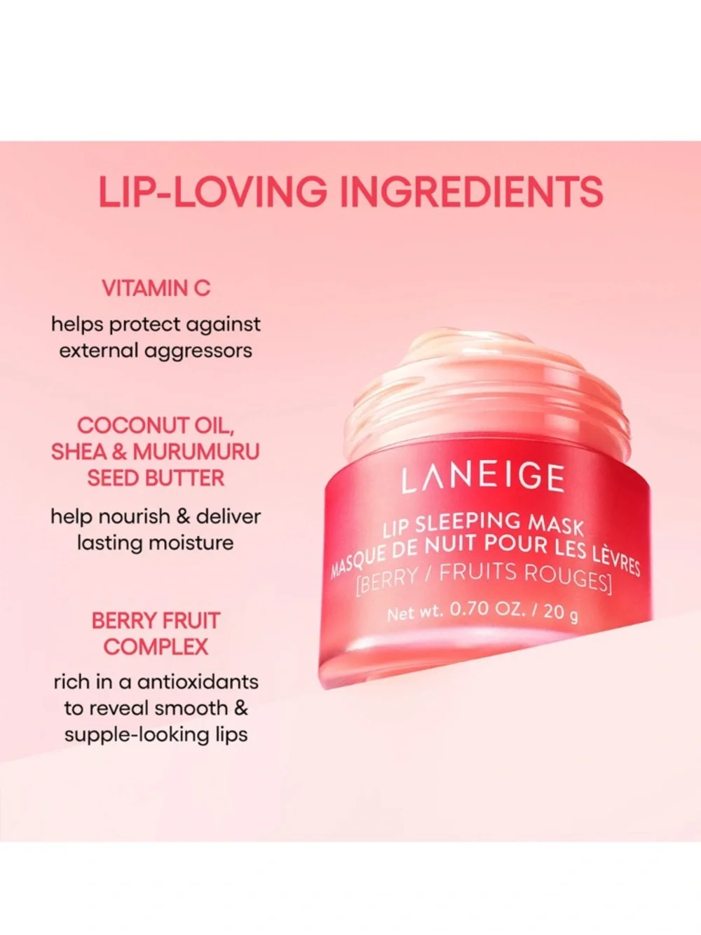 Laneige Lip Sleeping Mask - Berry